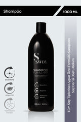 Özel Formüllü Şampuan - Tüm Saç Tiplerine Uygun, Saç Derisi Dostu Bakım 1000 ml